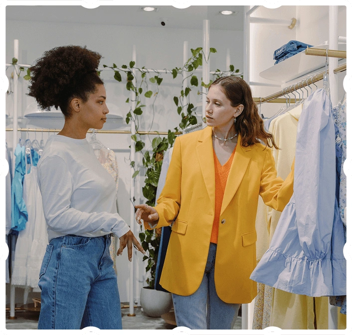 1 x personal shopping experience for 2 people